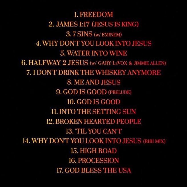 Kid Rock 7 Sins tracklist