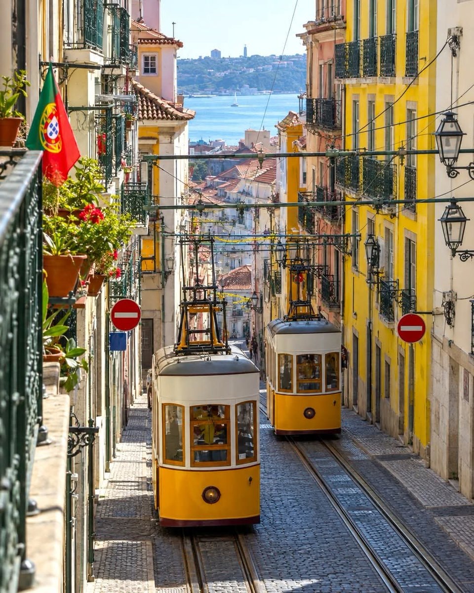 Lisbon Portugal street scene Lisbon Portugal street scene