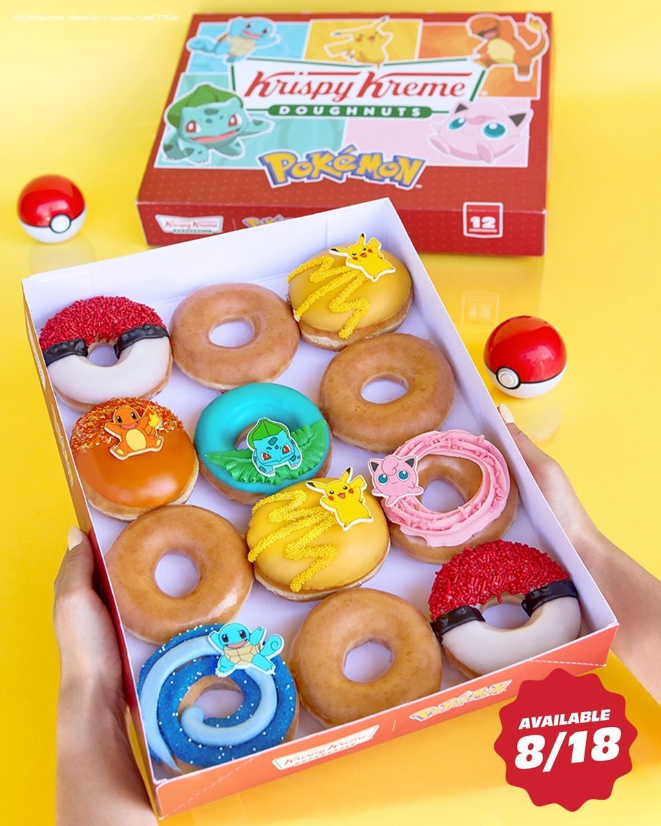 Pokémon Krispy Kreme doughnuts (photo 2 of 2)