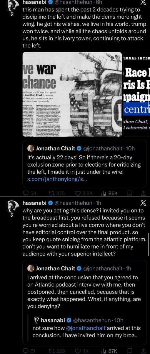 Hasan responds to Jonathan Chait article (photo 2 of 4)