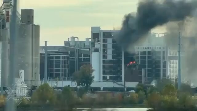 Quaker Oats plant fire Cedar Rapids