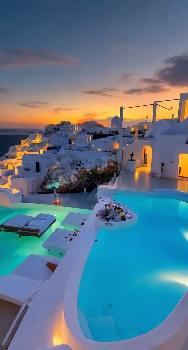 Santorini evening Santorini evening