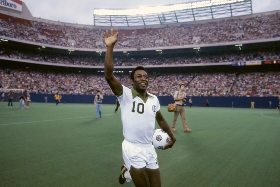 Pelé 1975 NYT stats