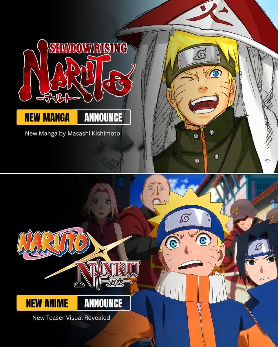 Naruto announcements