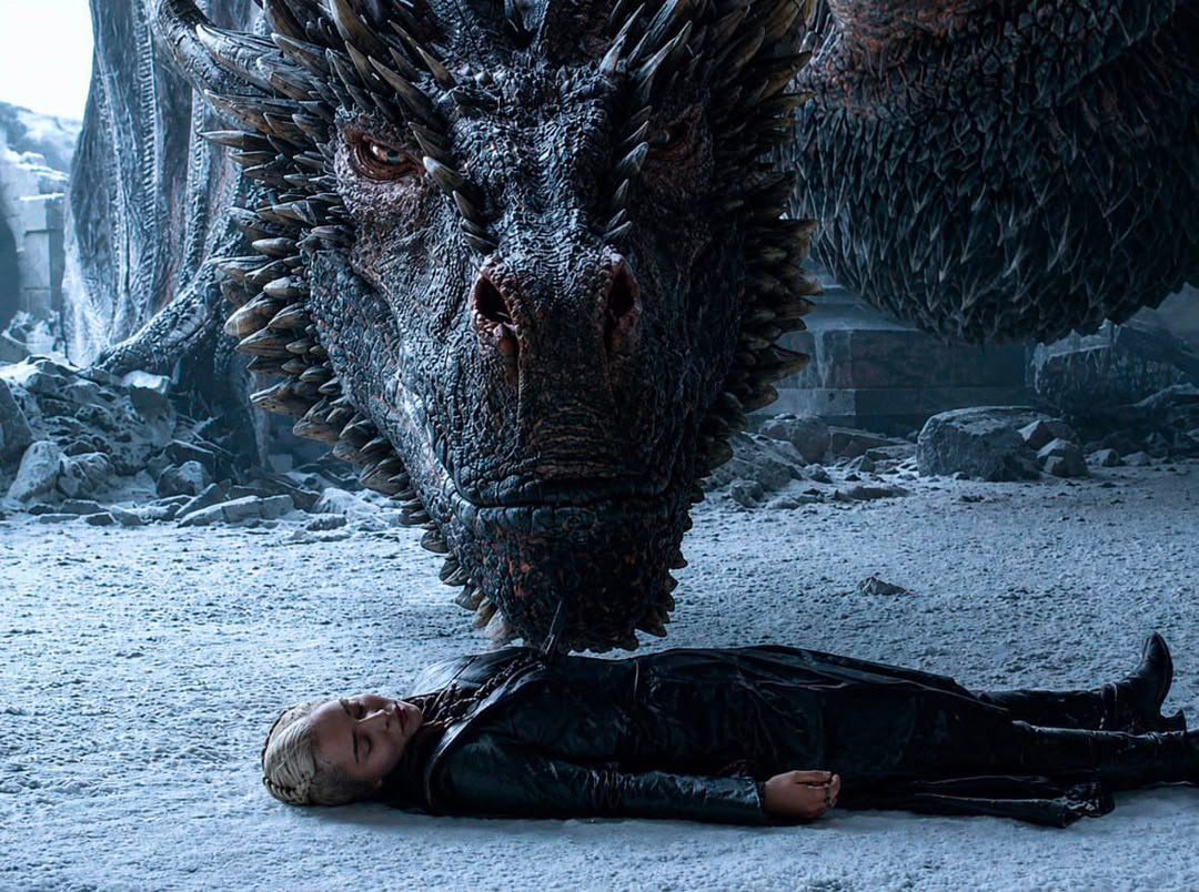 Game of Thrones dragon scene