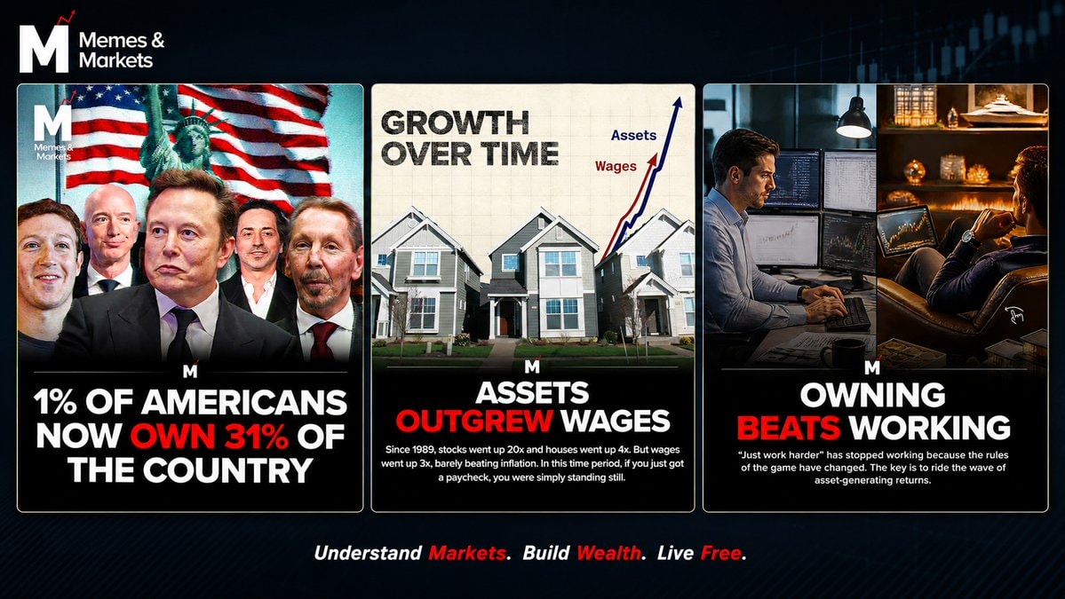 Wealth inequality top 1% vs bottom half