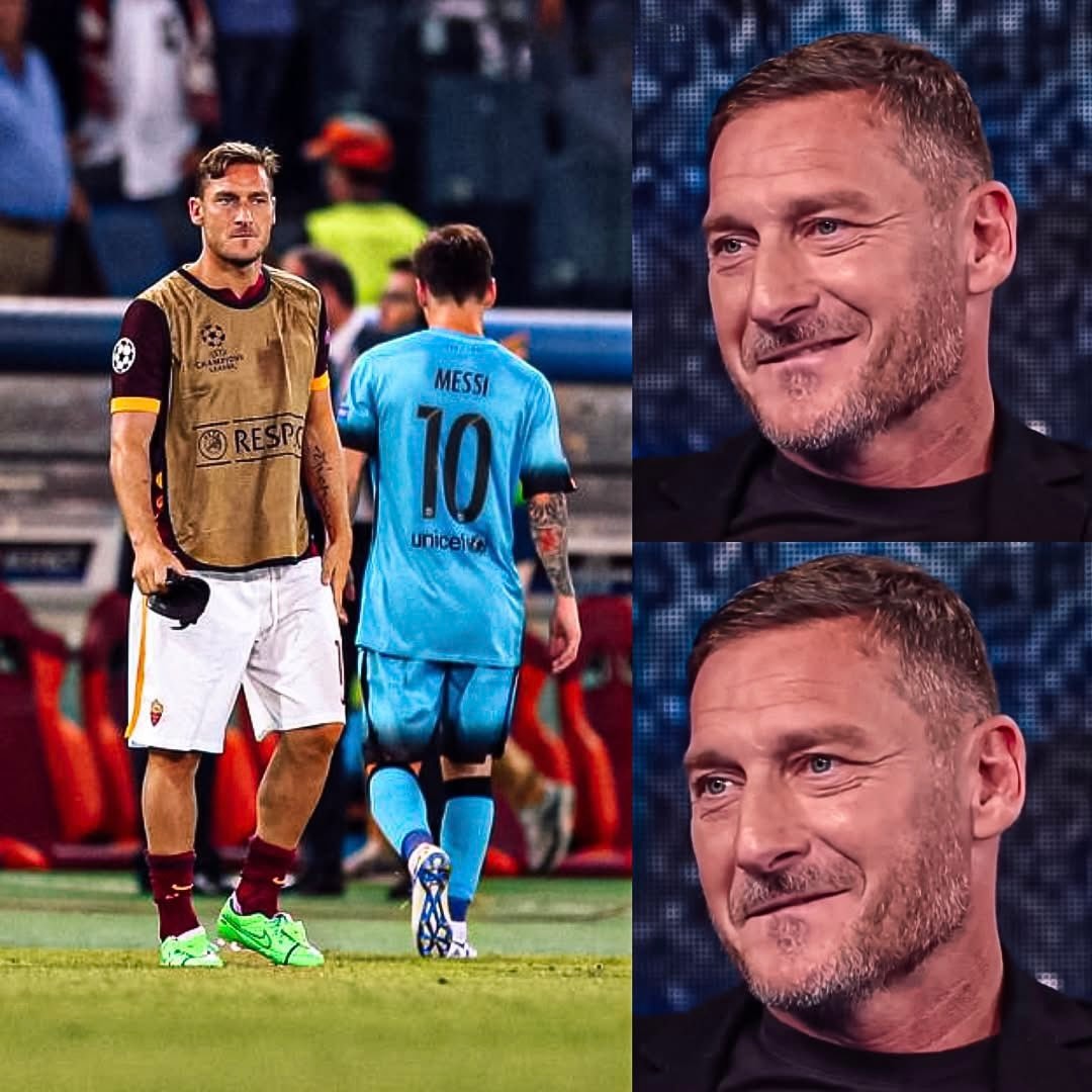 Francesco Totti Messi Roma Real Madrid