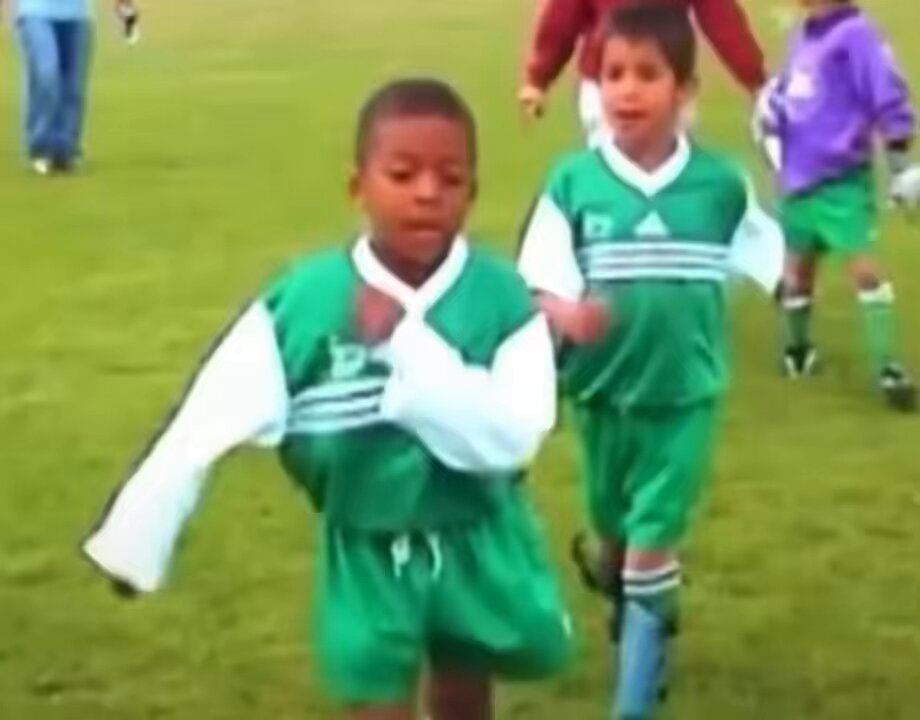 Project Kylian Mbappé as a child football moments 🥹❤️