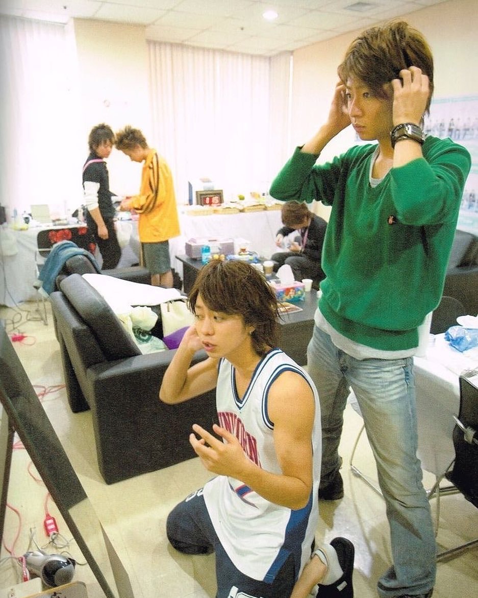 backstage moment