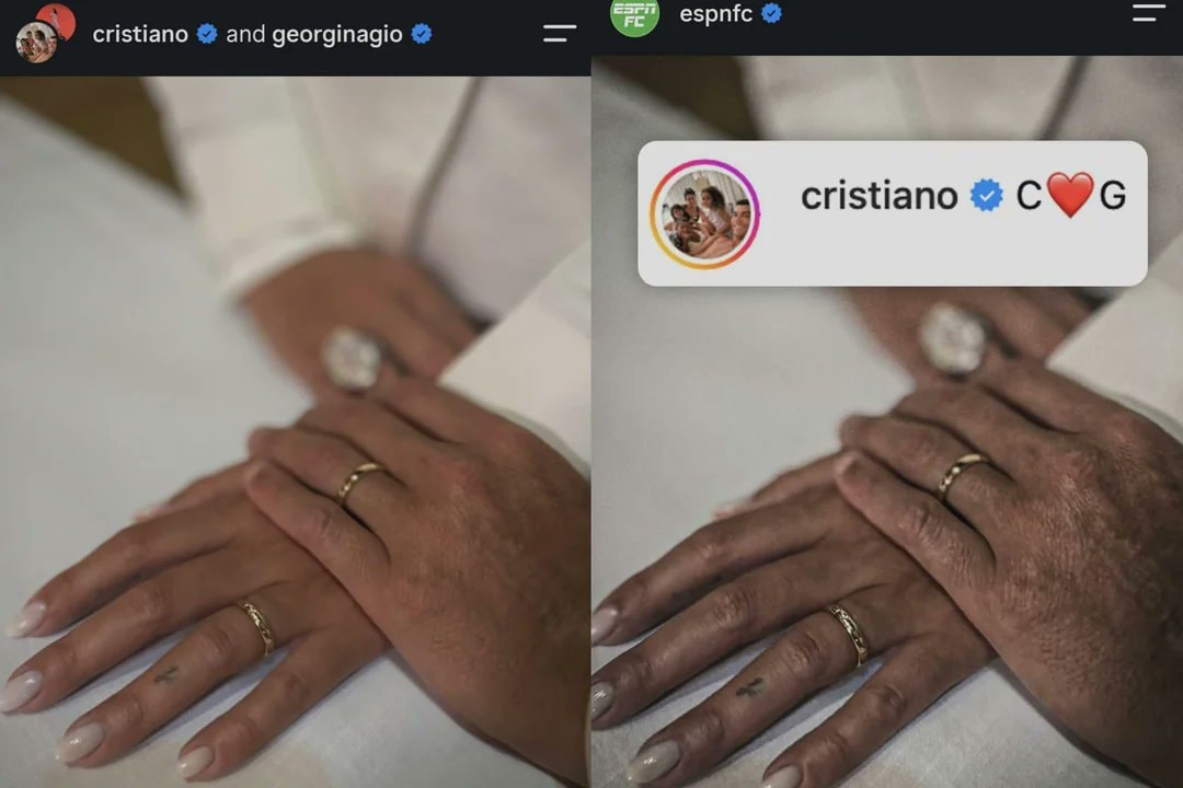 Ronaldo and Georgina rings C❤️G