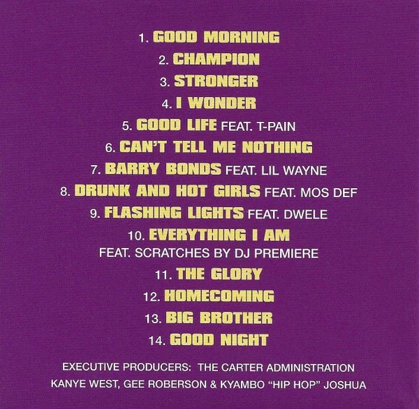 Ye Graduation album cover (photo 2 of 2)