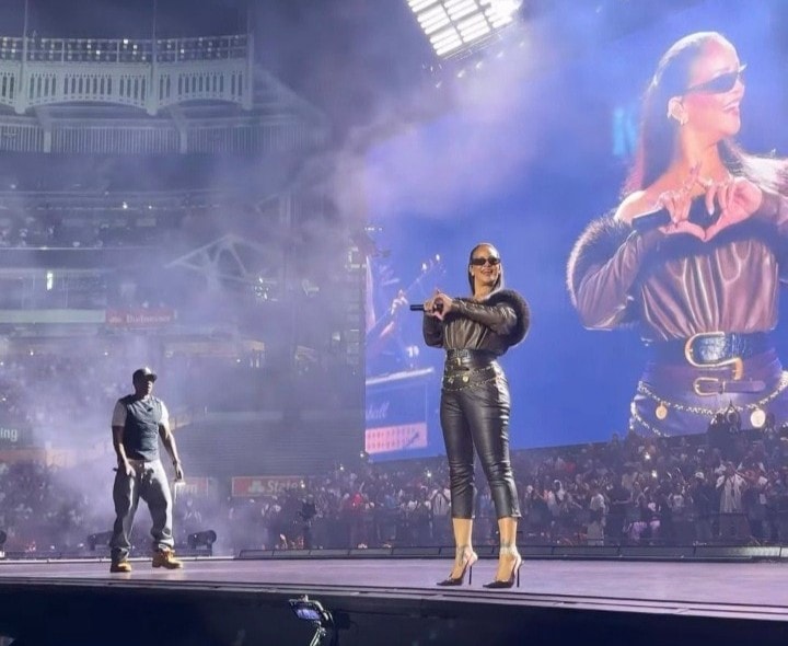 Rihanna Jay-Z Yankee Stadium Night 3
