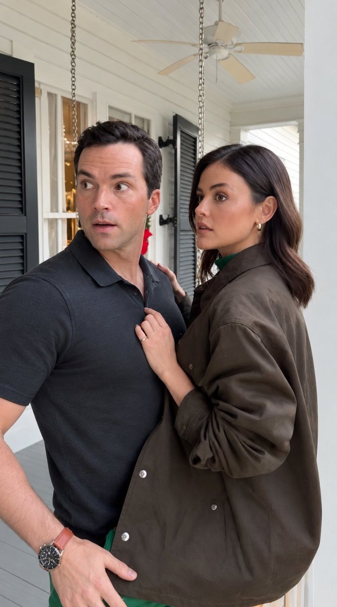 Lucy Hale and Ian Harding reunite