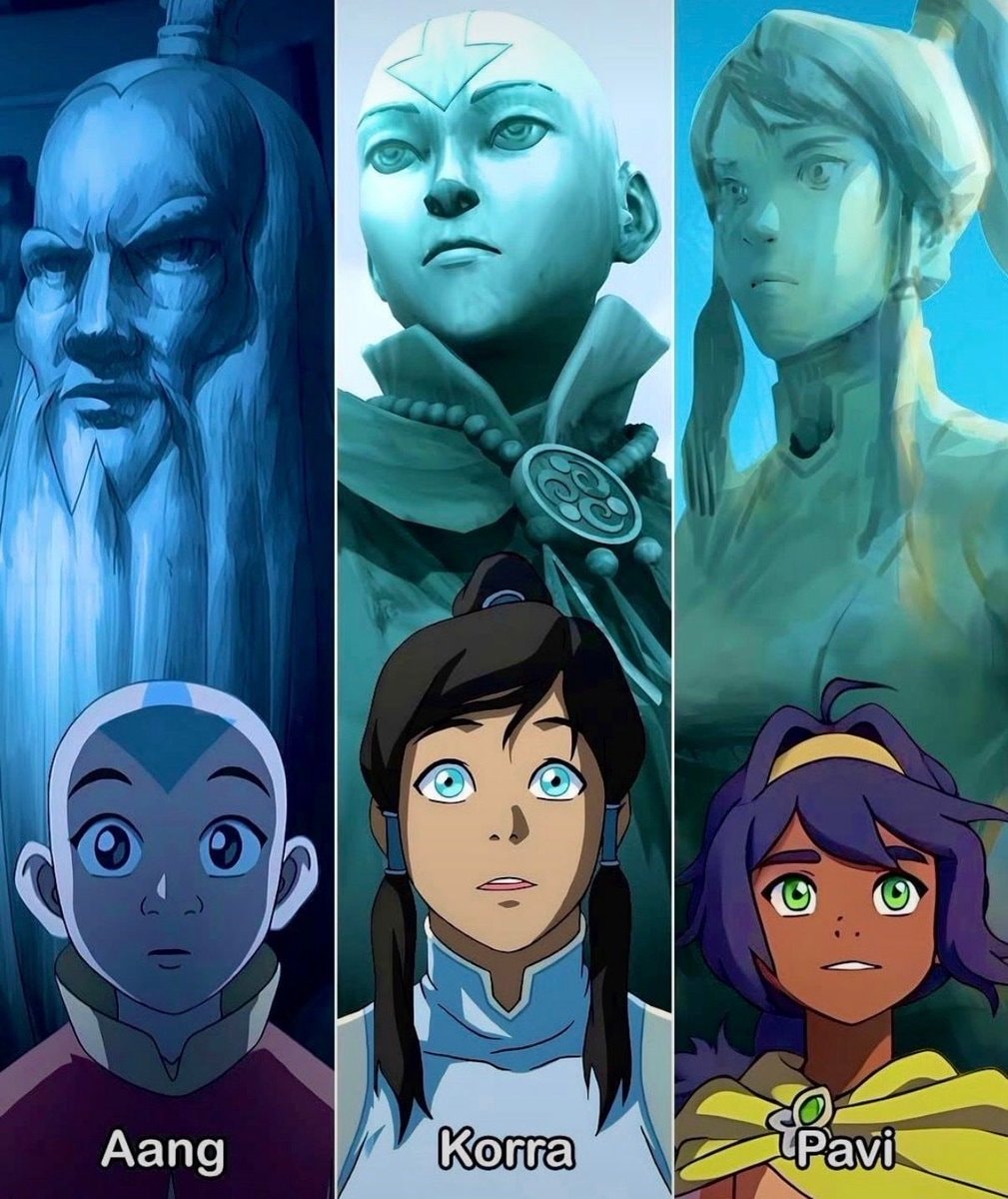 The Avatar Cycle Aang Korra Pavi