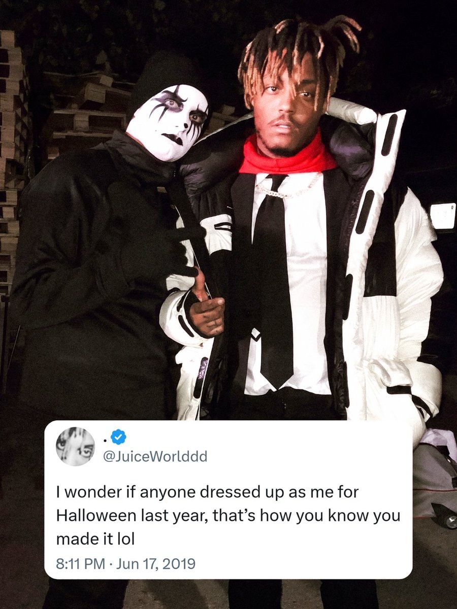 Juice WRLD Halloween comment