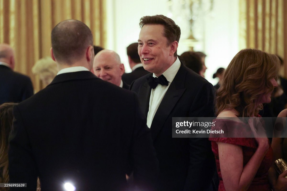 Elon Musk White House State Dinner with Dan Scavino