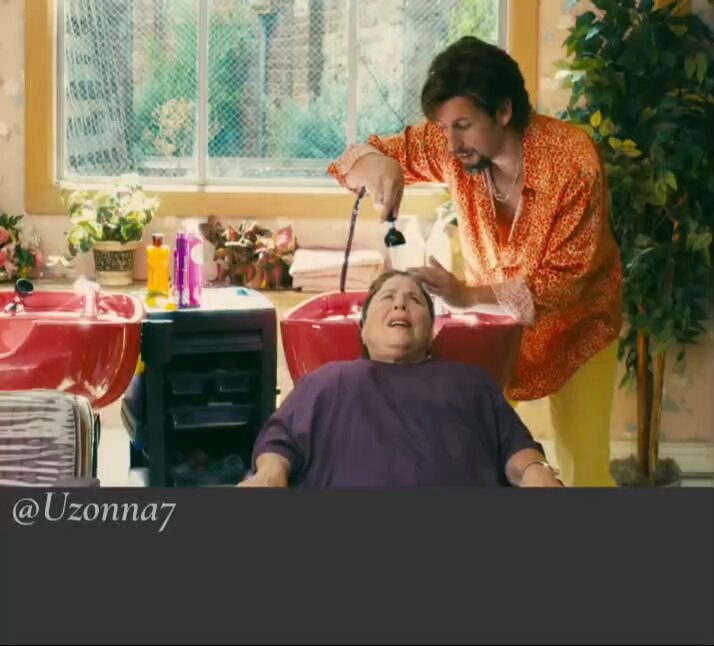 Zohan haircut scene You Don't Mess With The Zohan