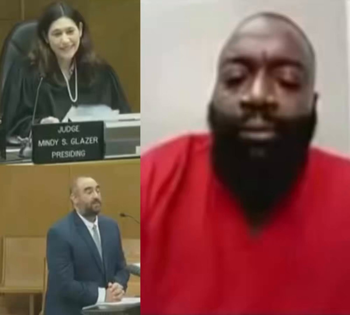 Rick Ross court appearance Judge Glazer