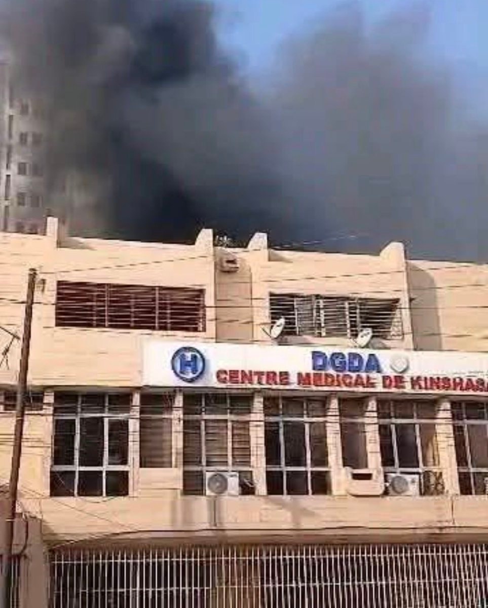 DGDA Hospital Fire Kinshasa
