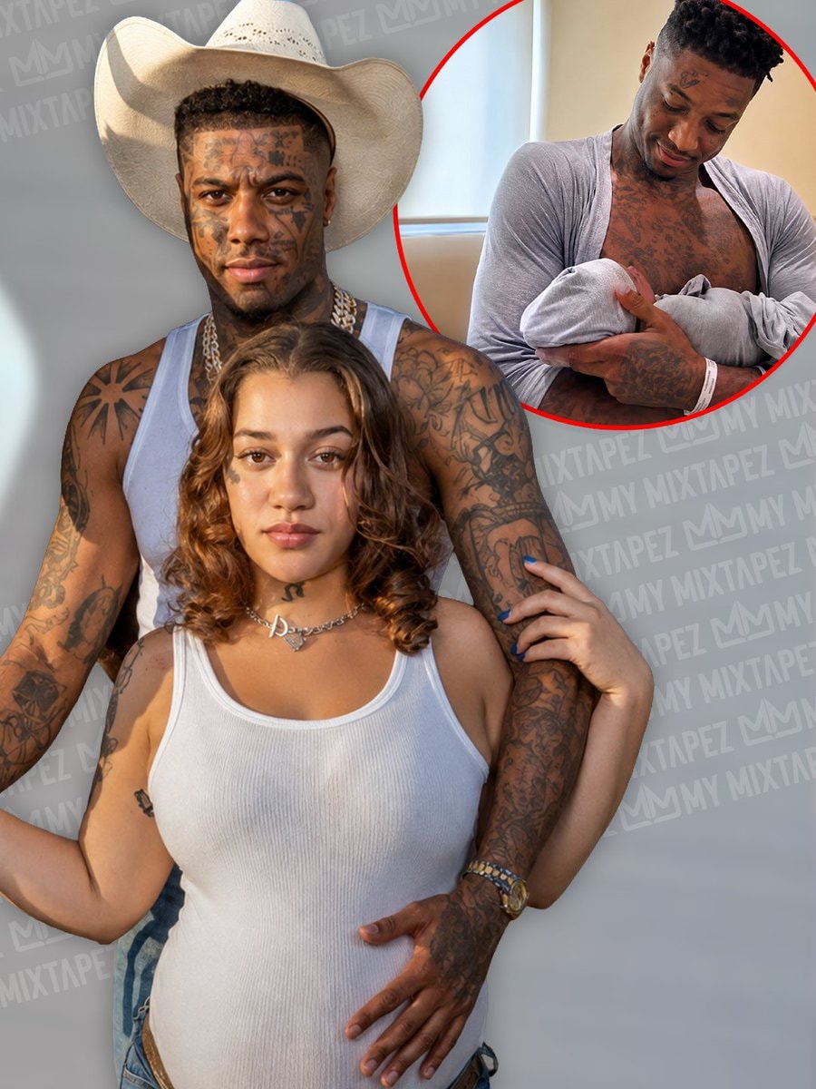 Blueface Nevaeh newborn