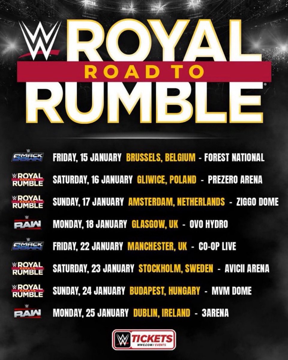 WWE Road to the Royal Rumble European Tour