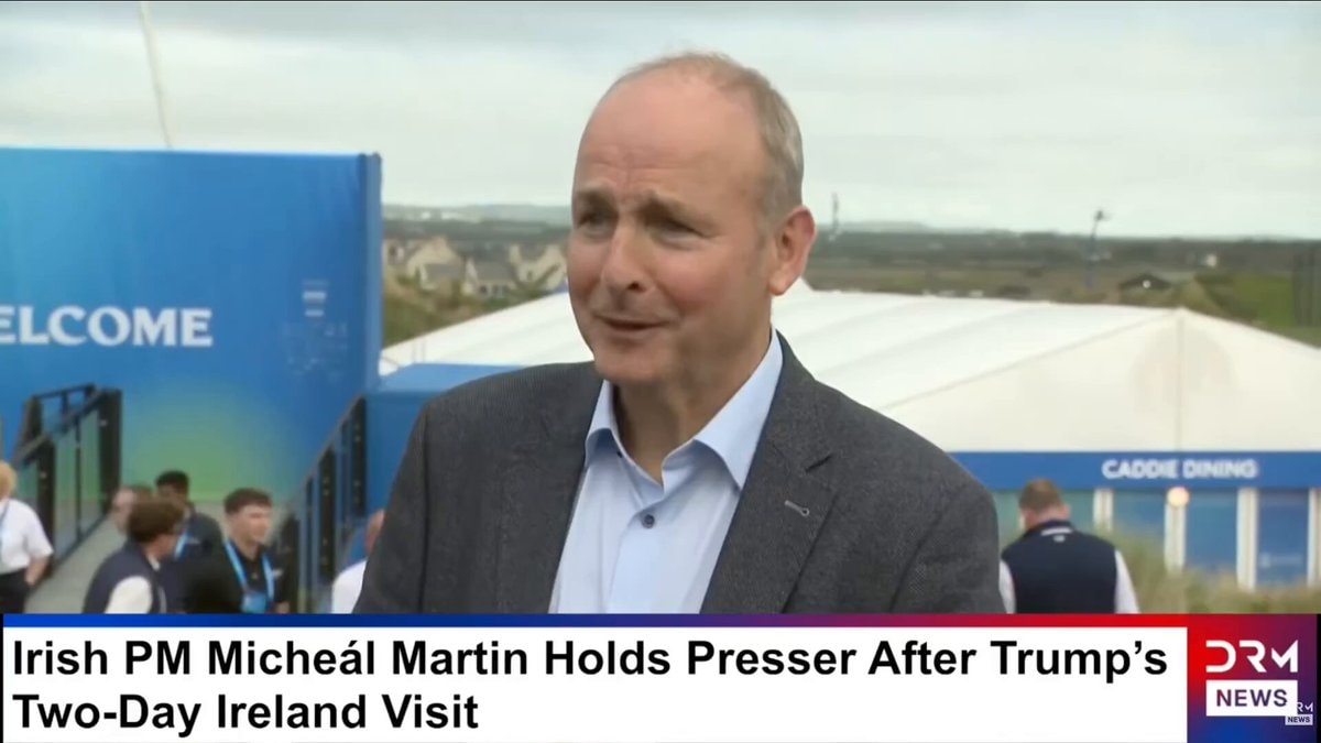Micheál Martin presser after Trump visit Micheál Martin presser after Trump visit
