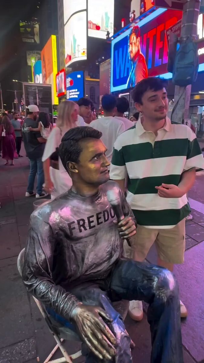 Charlie Kirk Monument Times Square