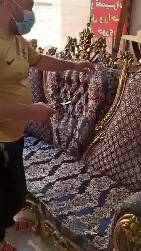 Family finds something horrifying in new sofa