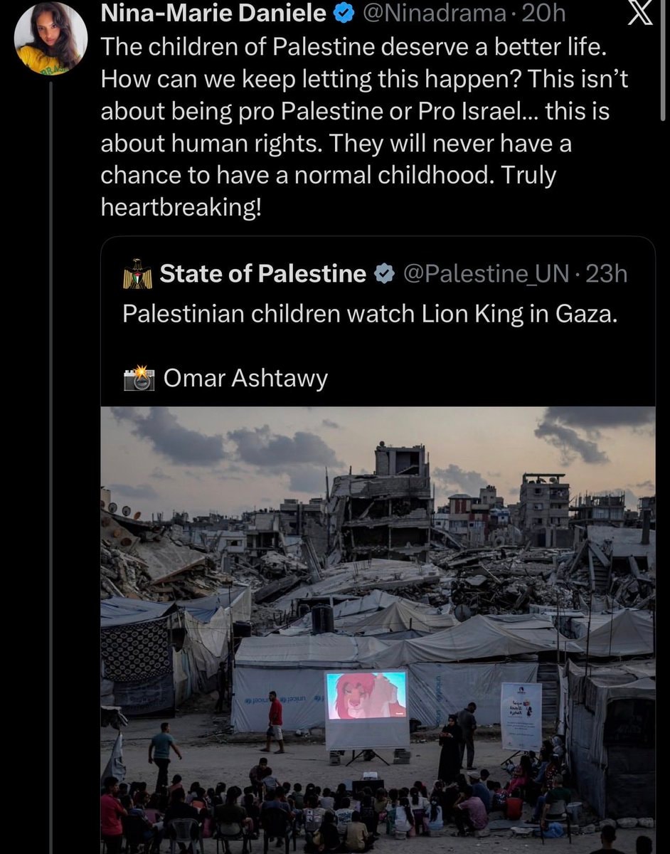 Nina Drama Valentina Gomez Palestine