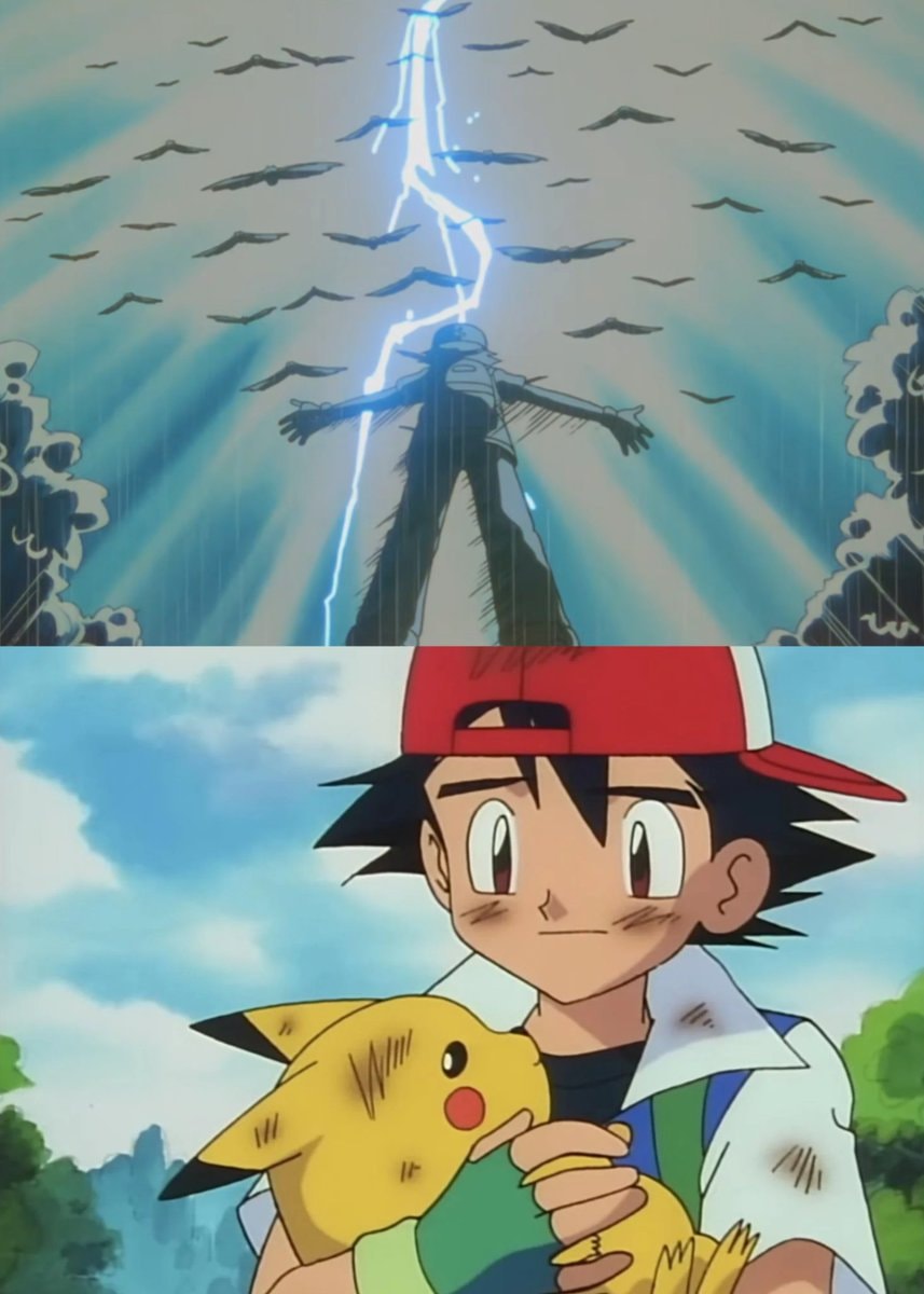 Ash and Pikachu first meeting 28 years ago (photo 2 of 2)