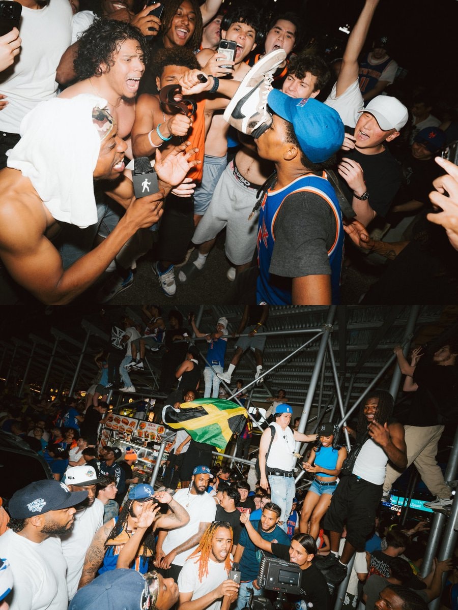 Knicks fans celebrate title win on street (photo 3 of 4)