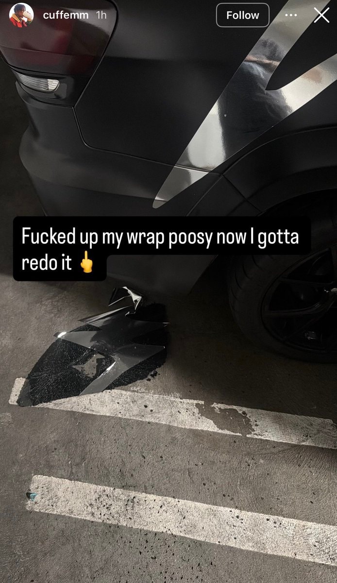 Cuffem vehicle damage