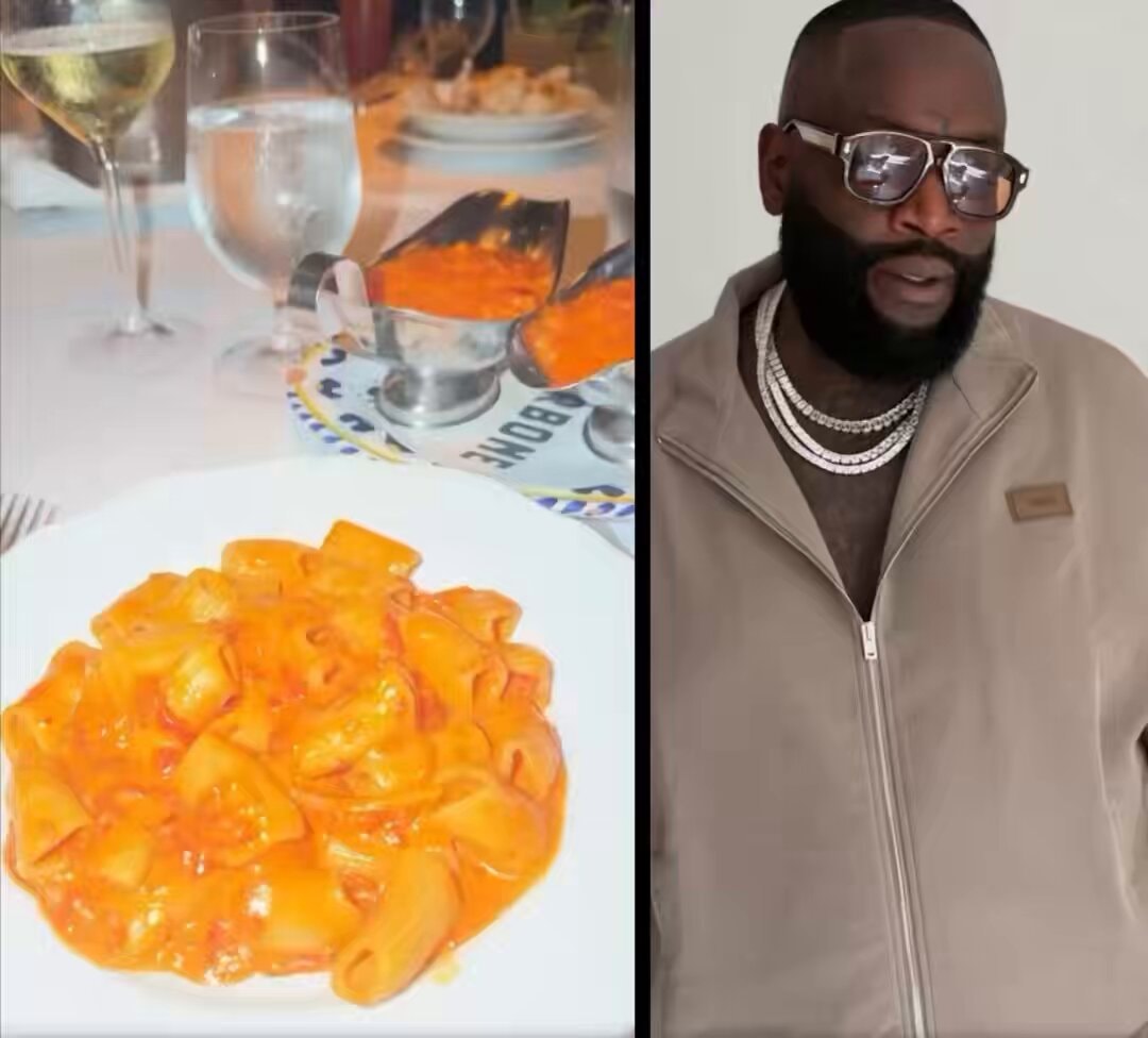 Rick Ross rigatoni and marinara Rick Ross rigatoni and marinara