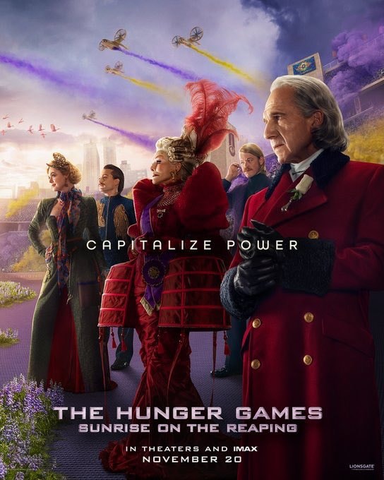 THE HUNGER GAMES: SUNRISE ON THE REAPING poster (photo 2 of 2)