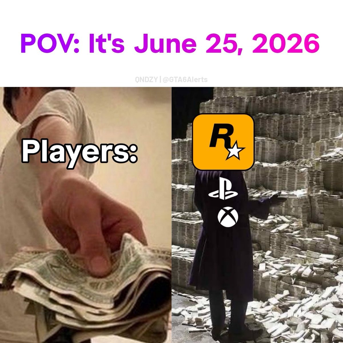 GTA 6 pre-order meme June 25 2026
