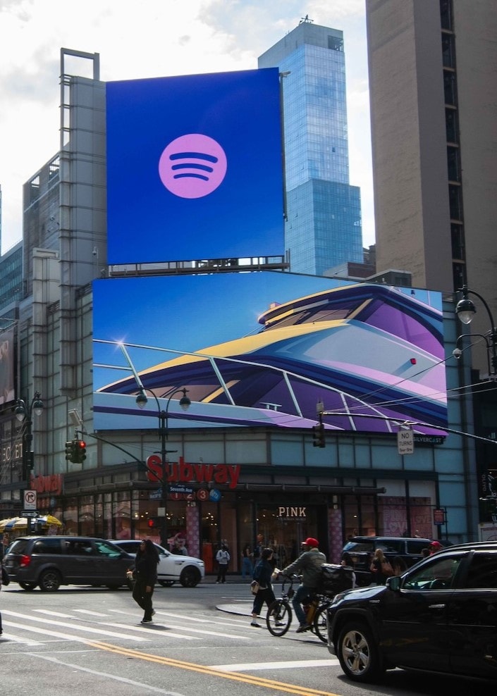 Spotify GTA 6 billboard