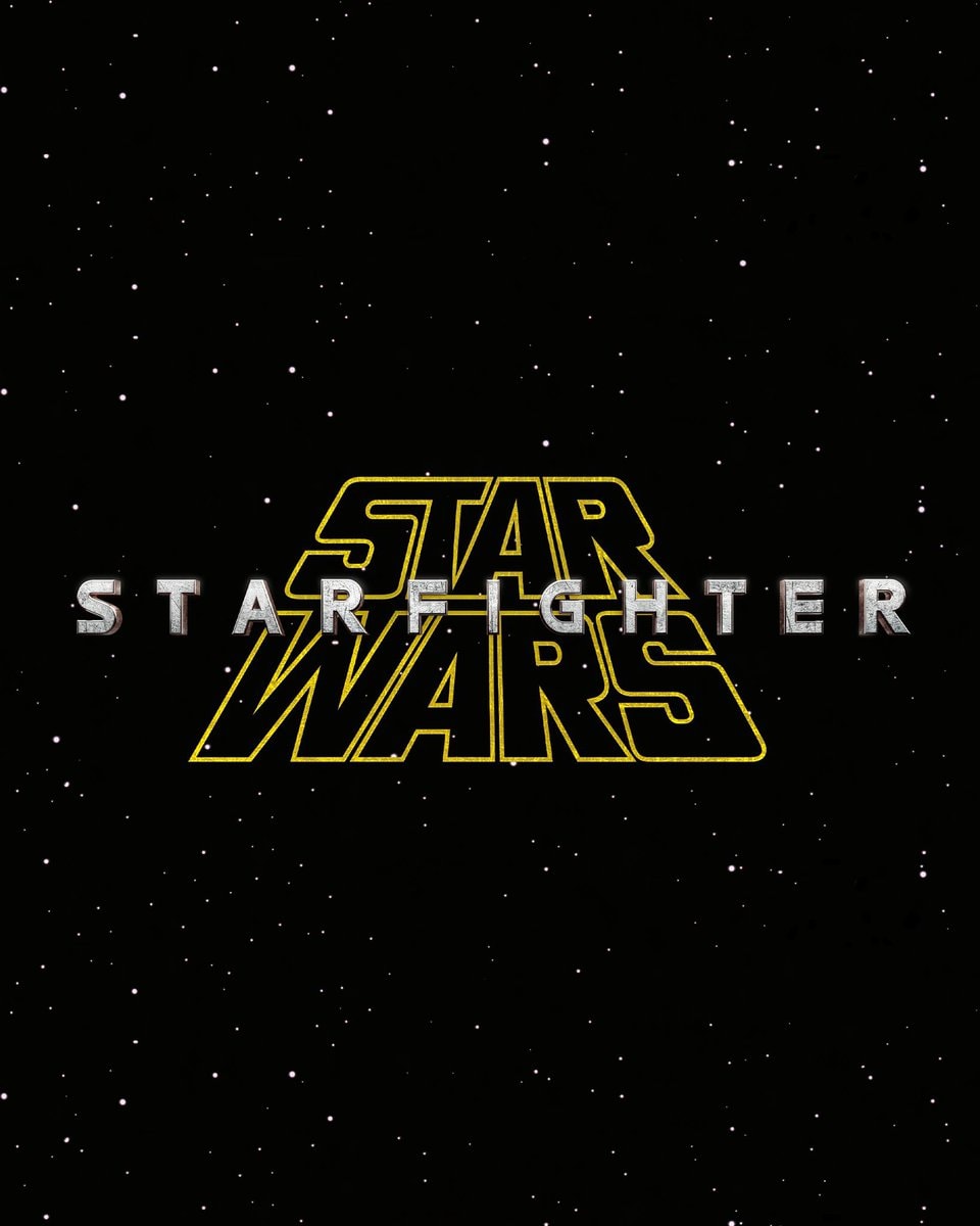 STAR WARS: STARFIGHTER logo with Ryan Gosling