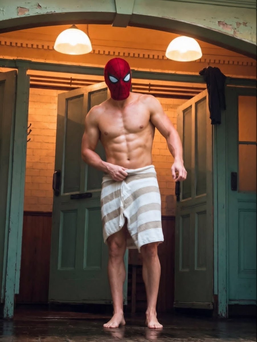 Spider-Man locker room encounter