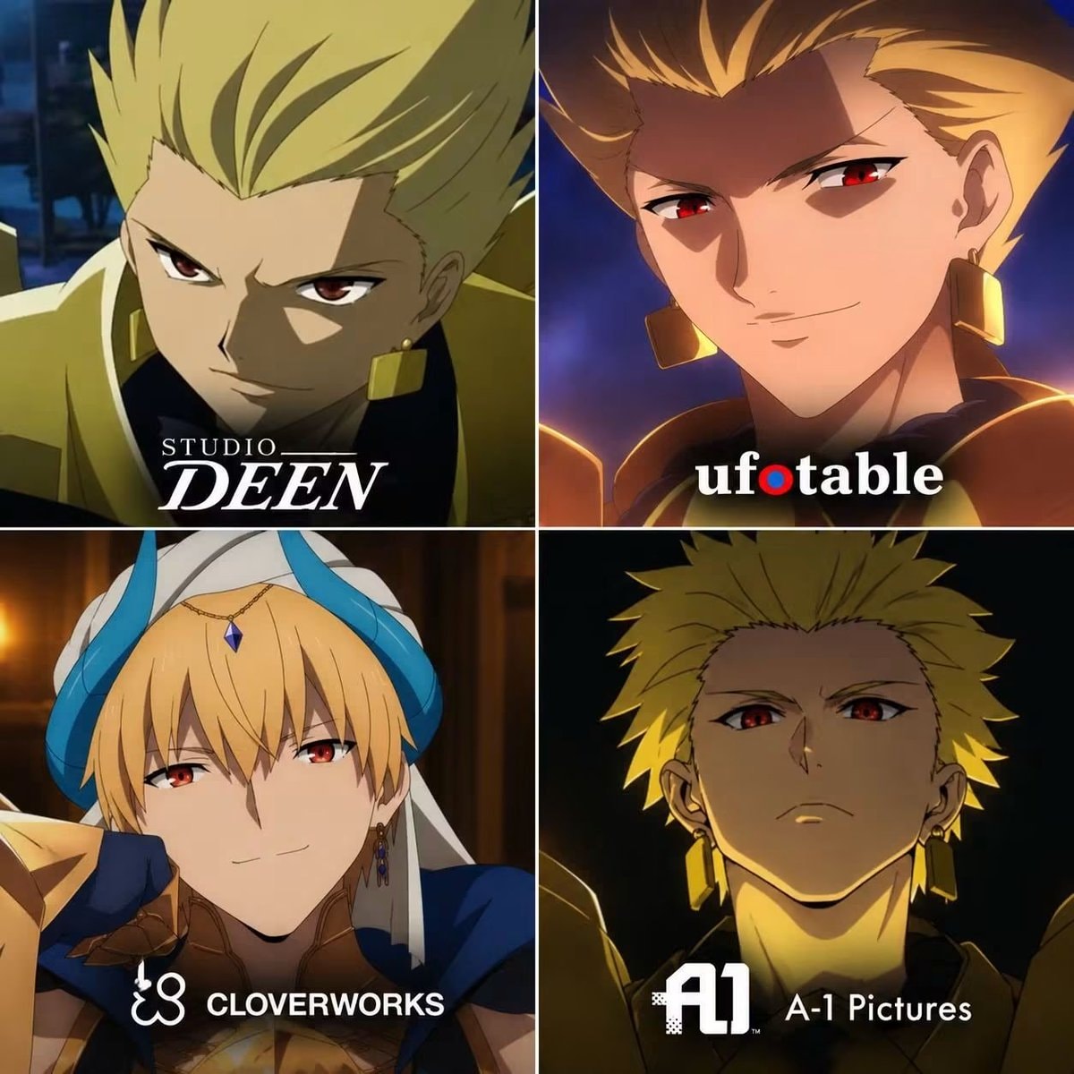 Gilgamesh anime collage