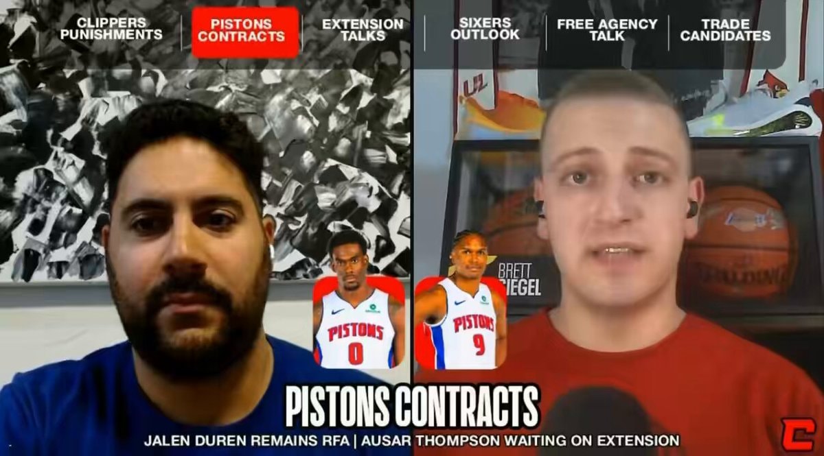 Detroit Pistons Jalen Duren contract talks