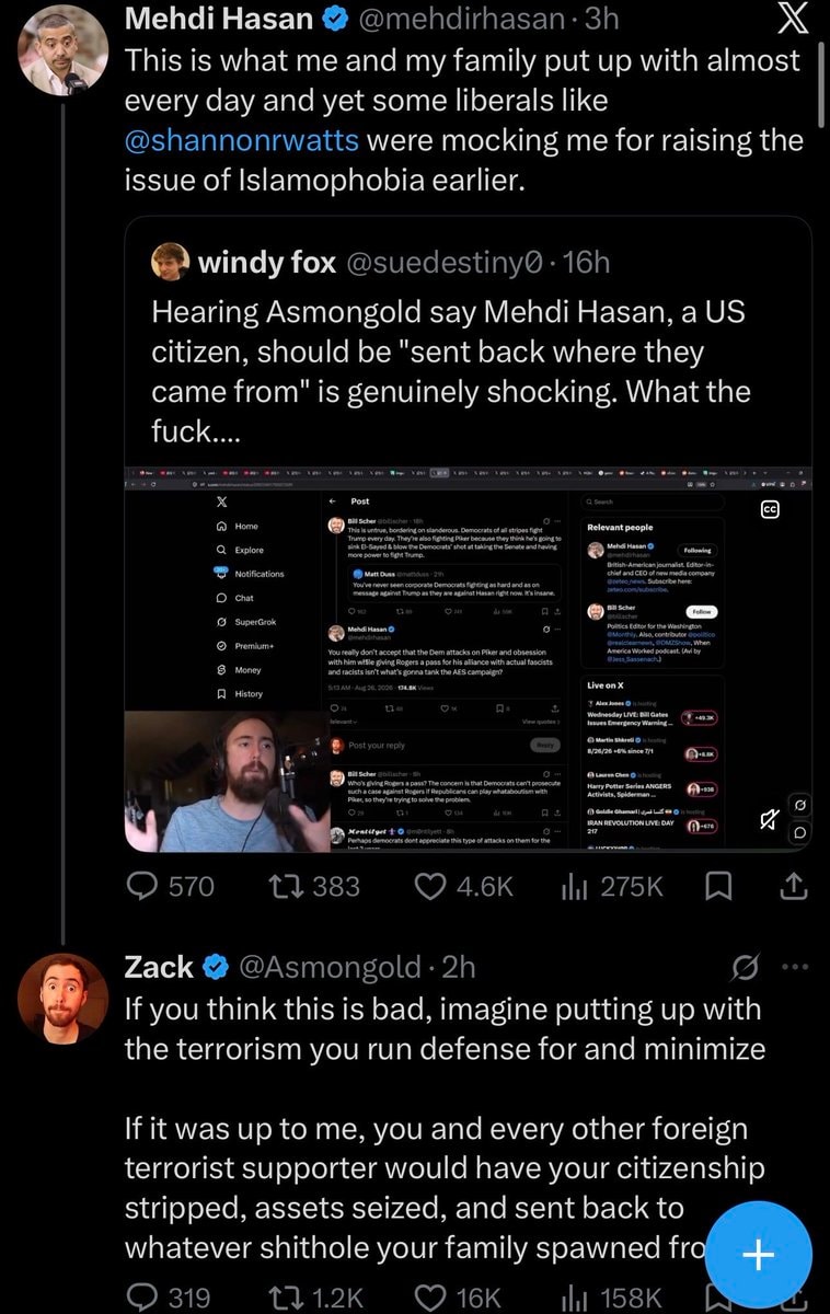 Asmongold Mehdi Hasan Shannon Watts Islamophobia Asmongold Mehdi Hasan Shannon Watts Islamophobia