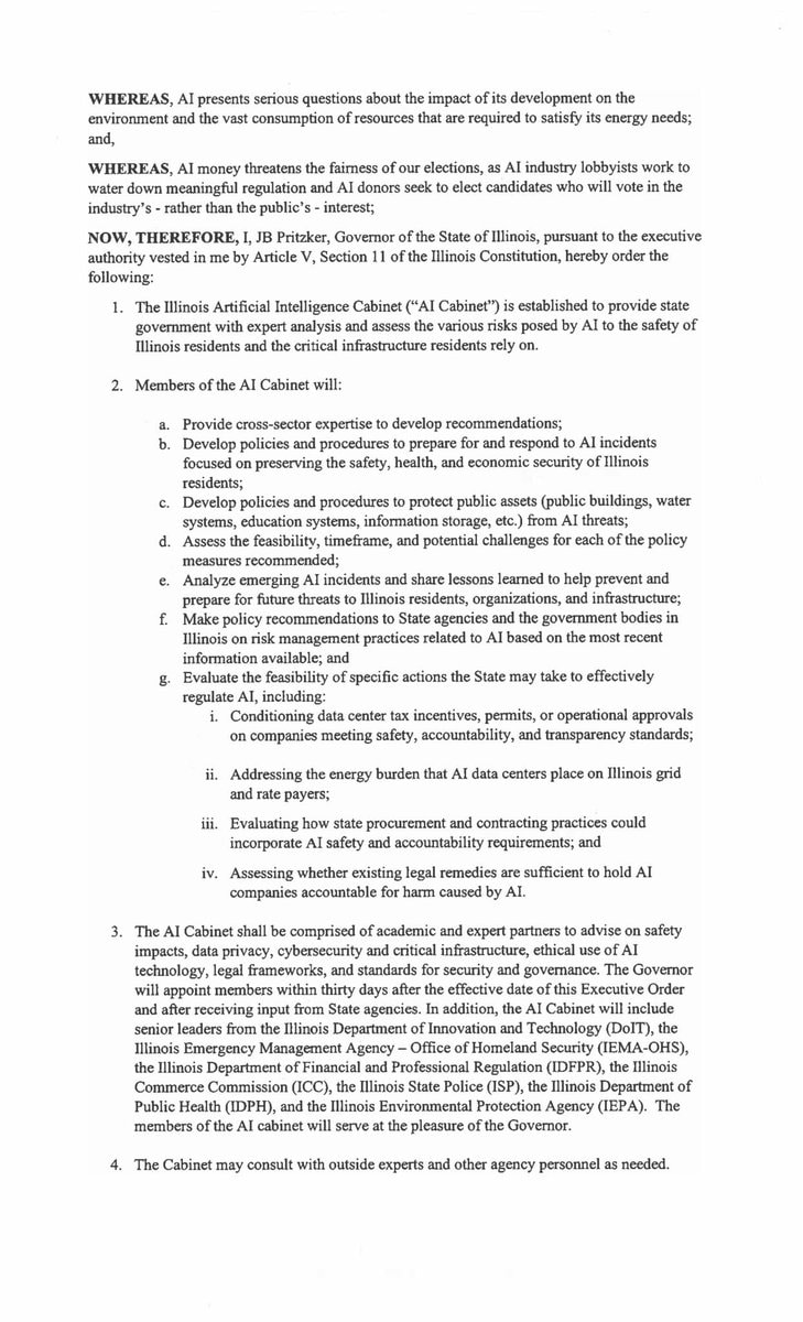 JB Pritzker announces AI Cabinet (photo 3 of 3)