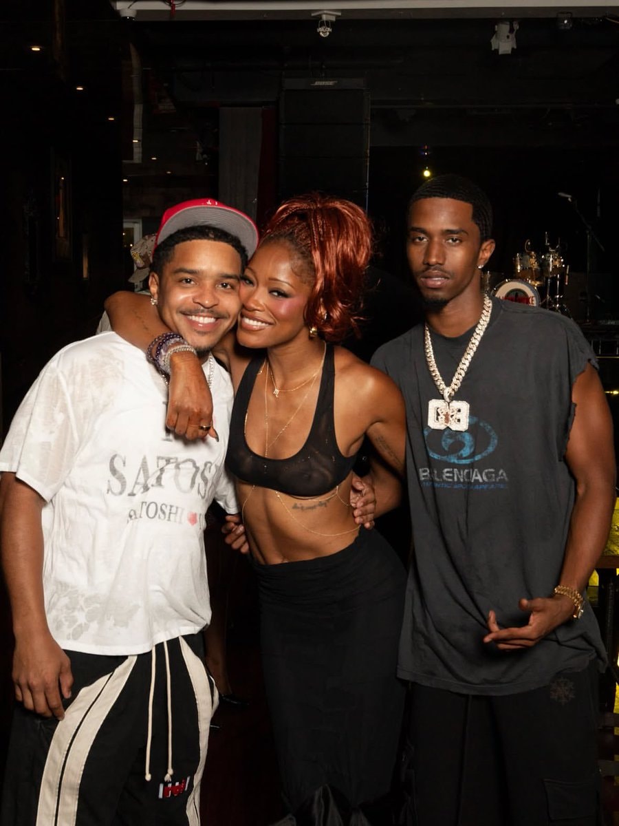 Keke Palmer with Justin and Christian