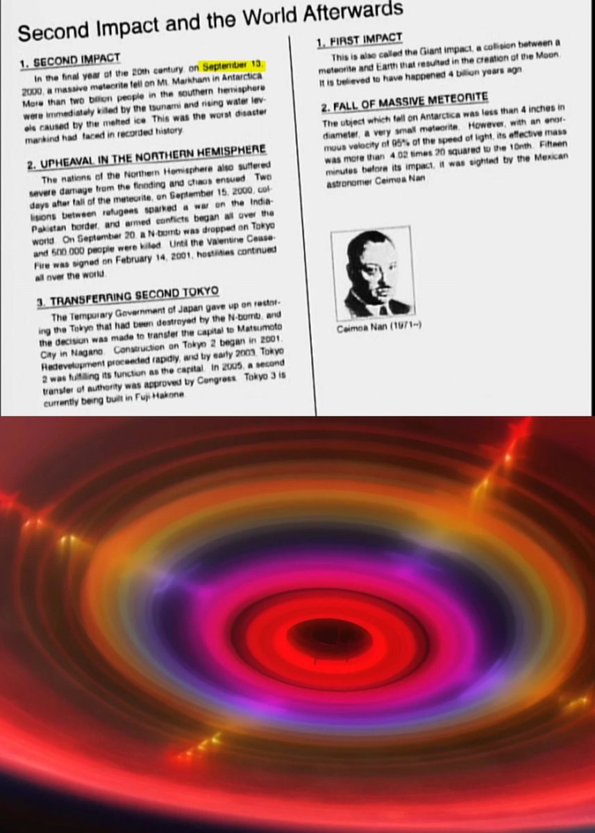 EVANGELION second impact backstory (photo 2 of 2)
