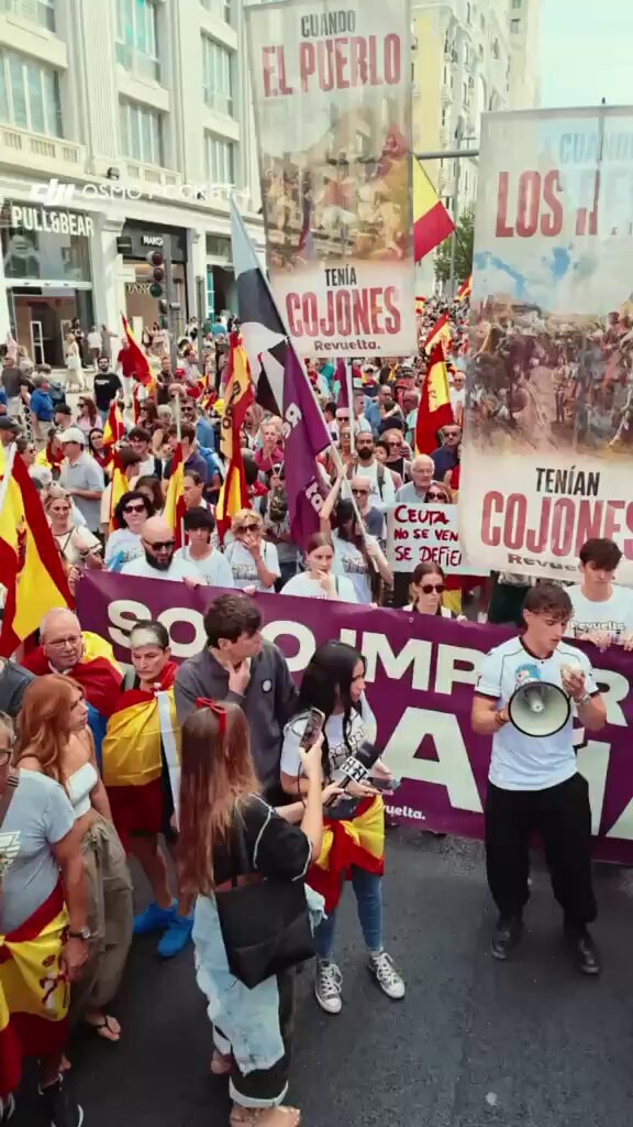 Madrid Ceuta protest