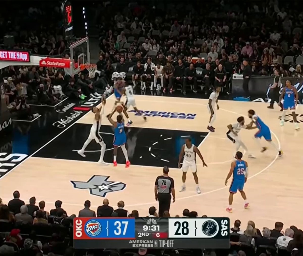 SPURS vs THUNDER game