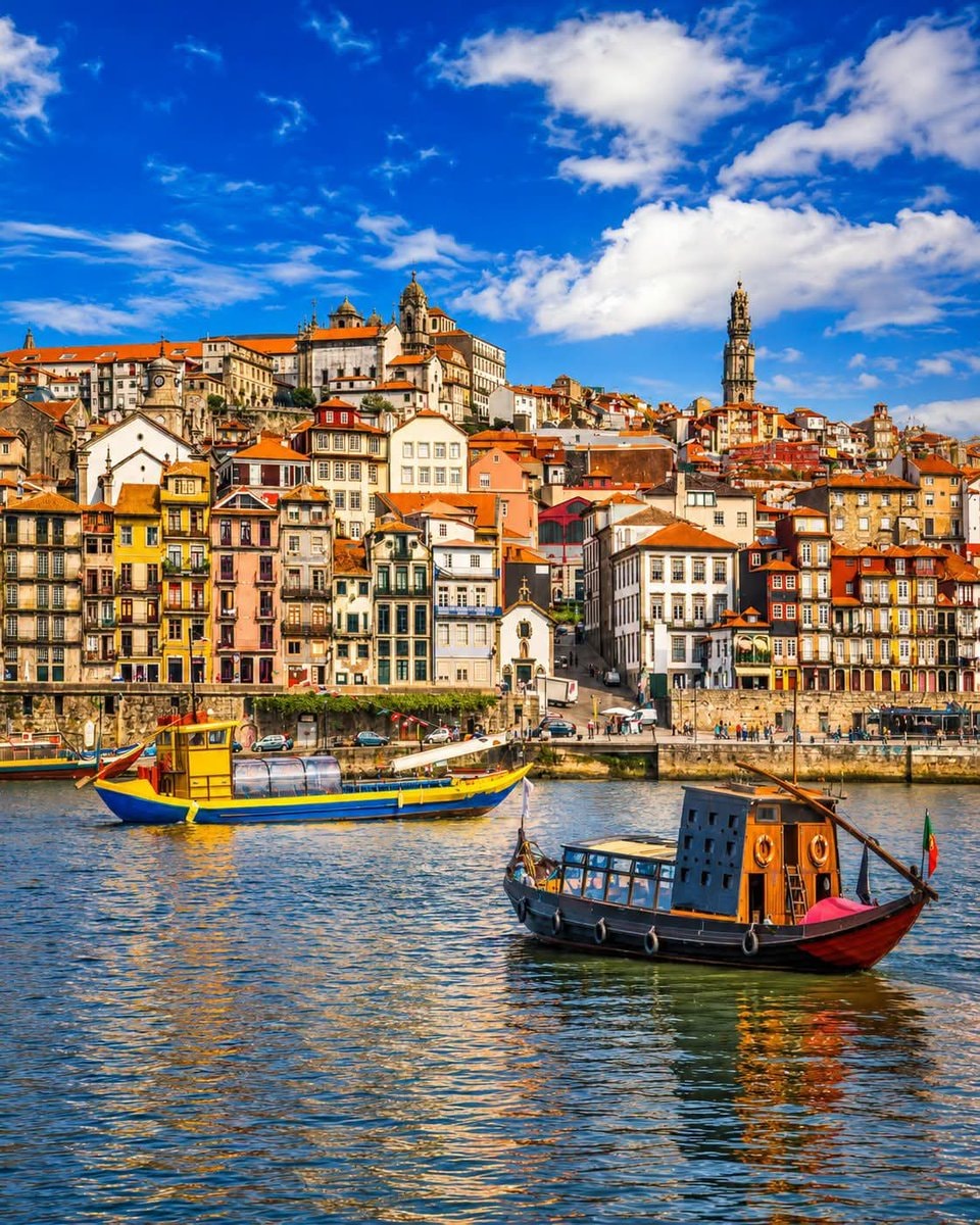 Porto cityscape with river
