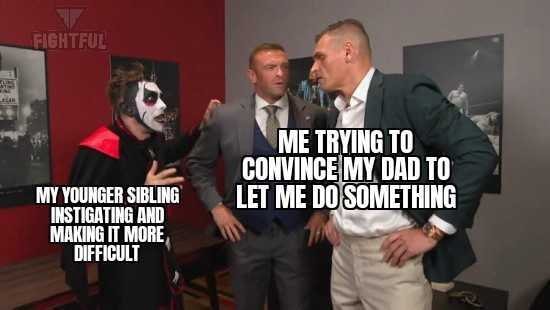 SmackDown sibling meme SmackDown sibling meme