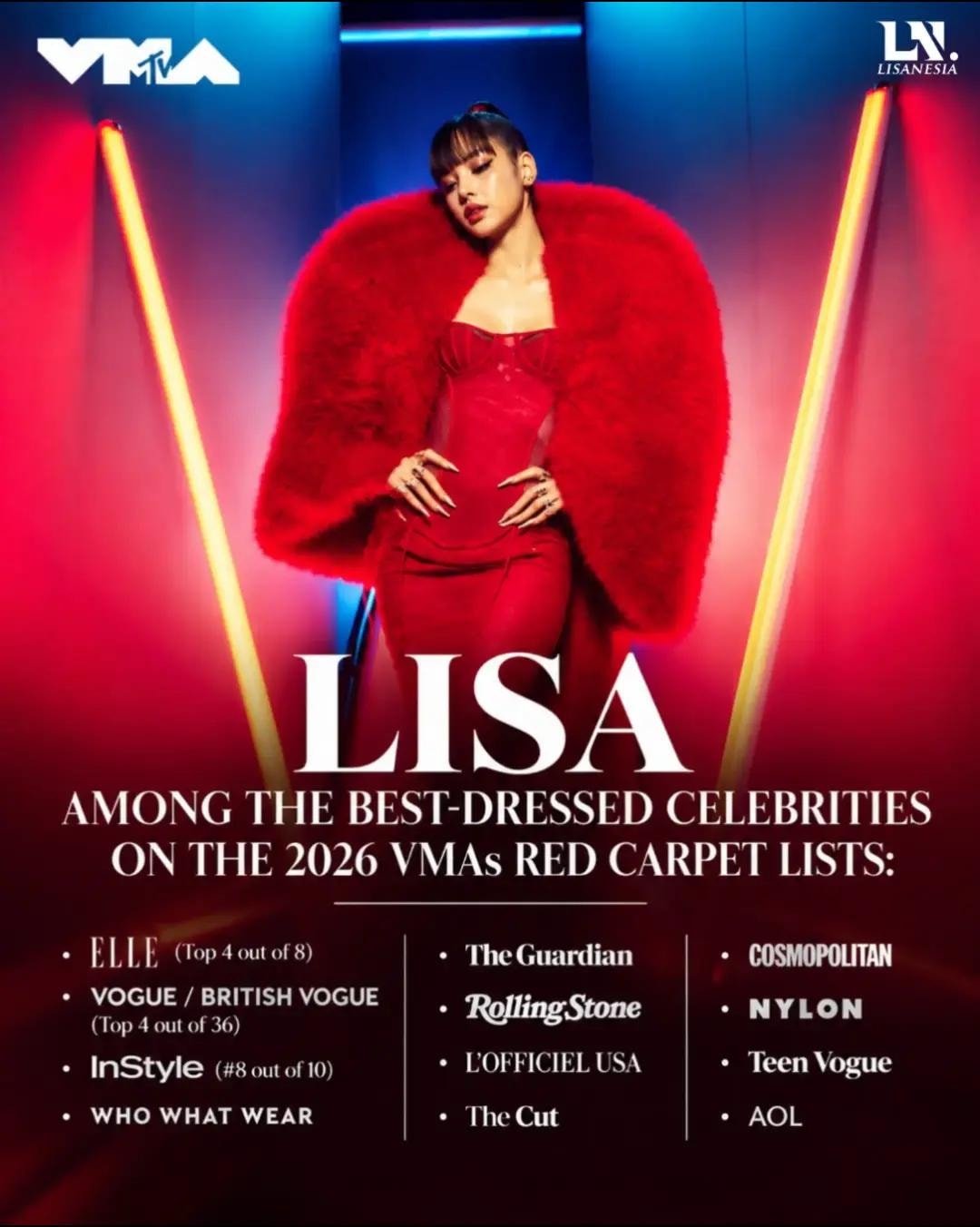 Lisa VMAs Best Dressed Rankings