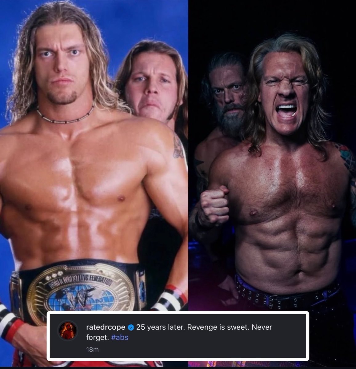 Adam Copeland rates Jericho photobomb